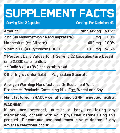 Supplement facts