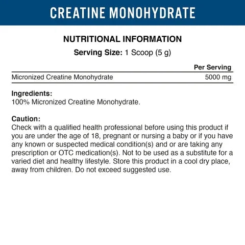 Applied Nutrition – Creatine Monohydrate Micronized 500 gram