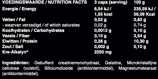 A Pro87 Nutrition Kre-alkalyn - creatine - Pro87nutrition.nl - Anis Ammar sportvoeding